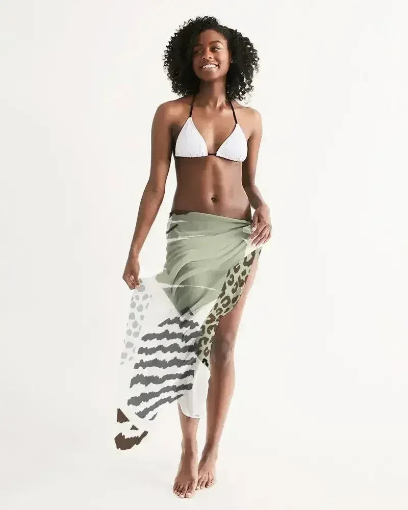 Womens Wrap Sarong - Casual / Swimwear / Beige - Femstylo