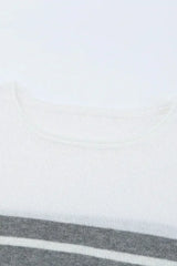 Striped Colorblock Sweater - Femstylo