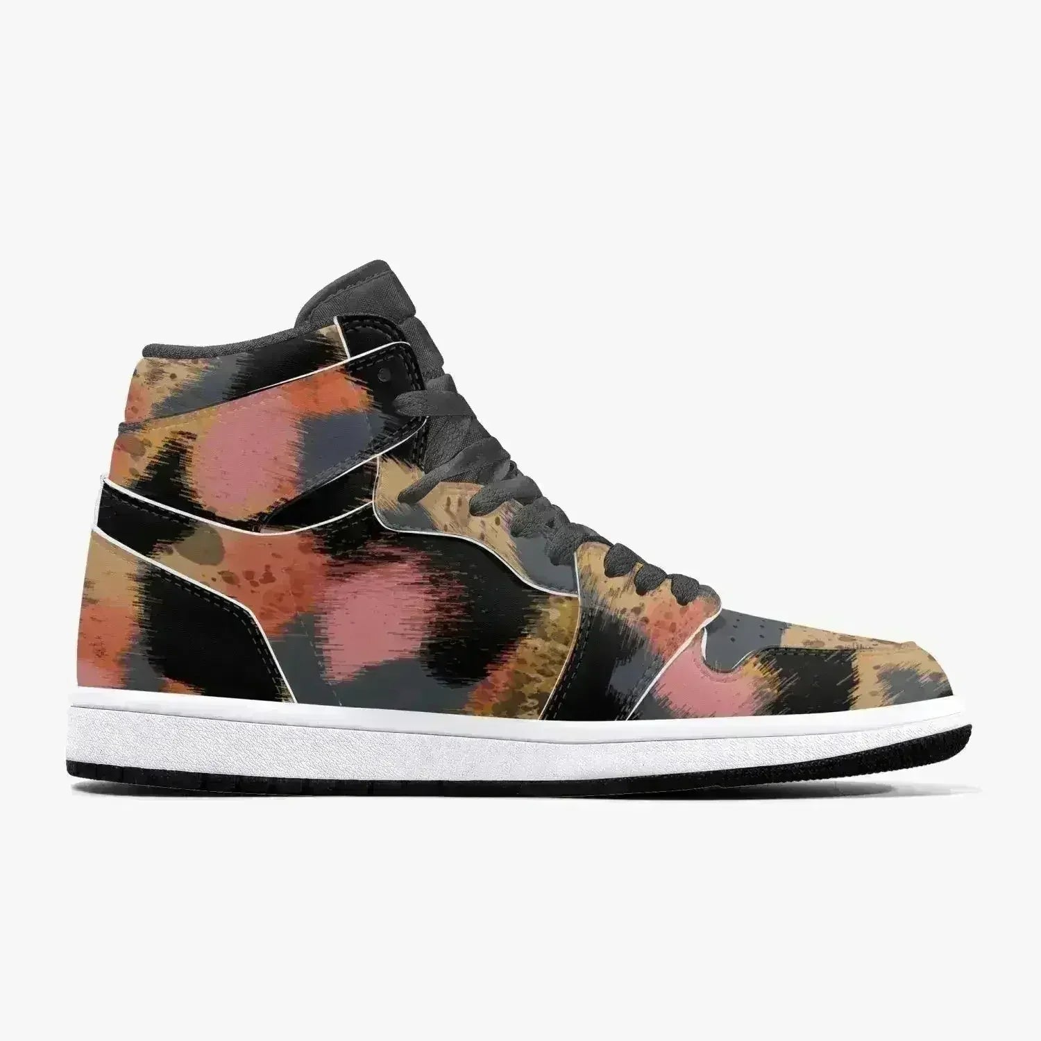 Jacki Easlick Leopard Print High-Top Leather Sneakers - Femstylo