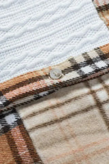 Plaid Pocket Shirt Jacket - Femstylo