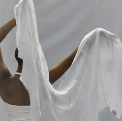 Gauze Stripe Linen Wrap - Femstylo