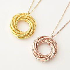 90th Birthday Gift For Nana, Birthday Gift For Mom, 9 Ring 9 Decades - Femstylo