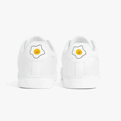 Jacki Easlick Lux Egg Low-Top Leather Sneakers - Femstylo