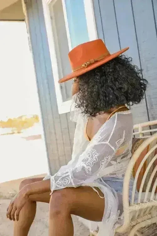 Flat Brim Buckle Hat - Femstylo