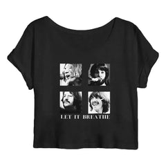 Let it Breathe Organic Cotton Crop Top - Femstylo