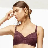 Blush Harlow Full Figure Lace Unlined Bra - Femstylo