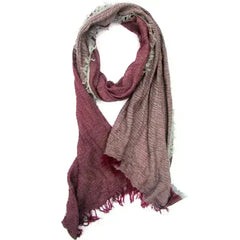 Turkish Cotton Fringed Hobo Scarf - Femstylo