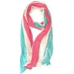 Turkish Cotton Fringed Hobo Scarf - Femstylo
