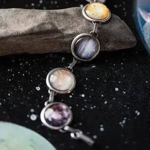Galilean Moon Bracelet - Jupiter's Moons Astronomy Jewelry - Femstylo