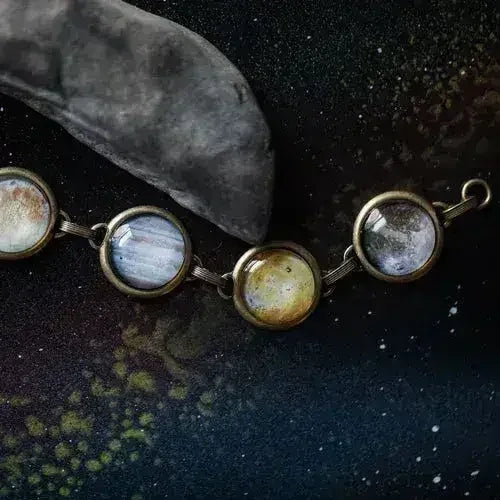 Galilean Moon Bracelet - Jupiter's Moons Astronomy Jewelry - Femstylo