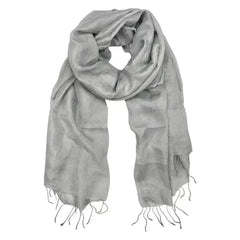 Silver Moon Khmer Silk Scarf - Femstylo