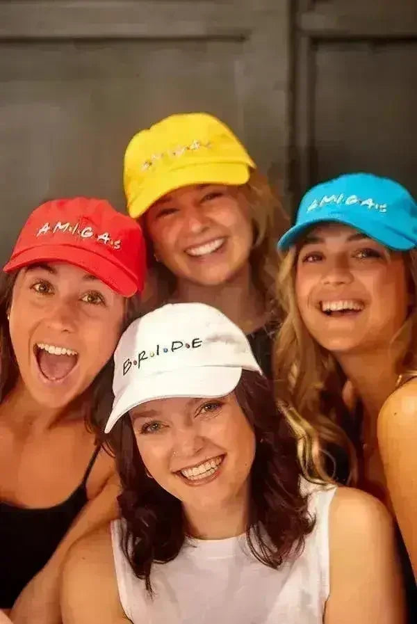 FRIENDS Bachelorette Hats - Bride & Amigas Party Caps | Femstylo - Femstylo