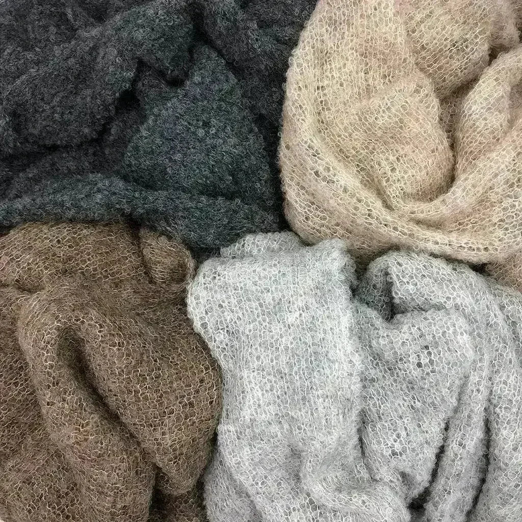 Charcoal Ultra Plush Alpaca Scarf - Femstylo
