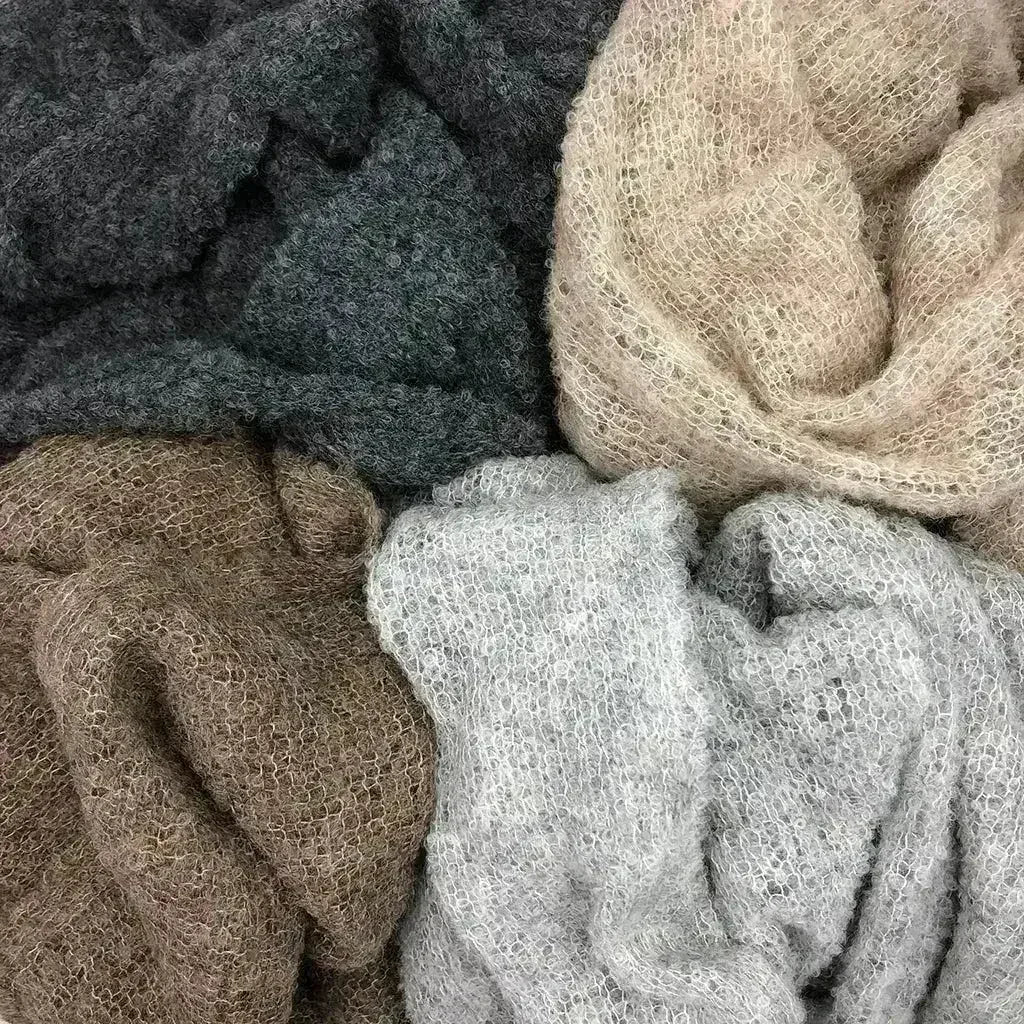 Gray Ultra Plush Alpaca Scarf - Femstylo