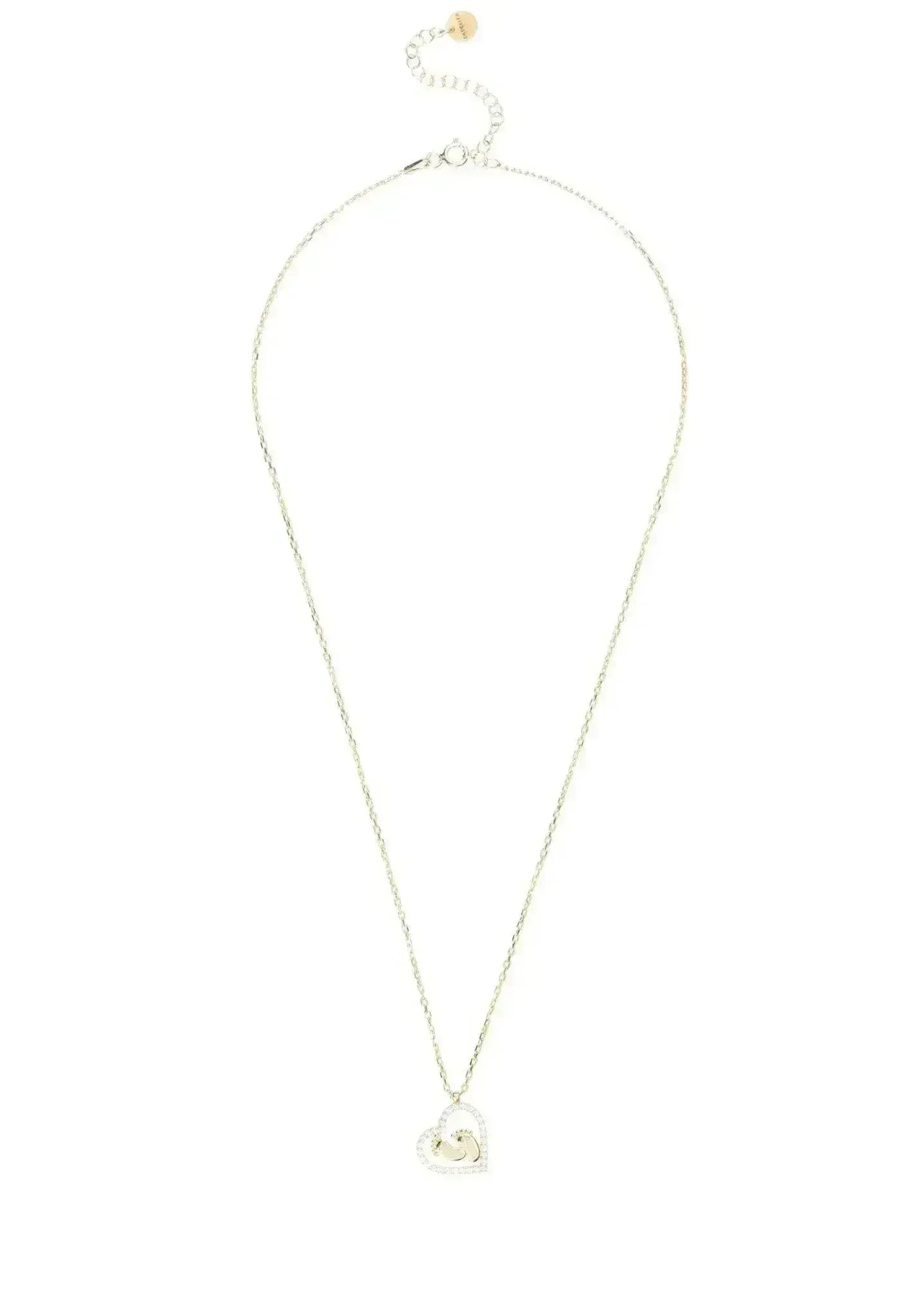 Heart Mum Pendant Necklace Gold - Femstylo