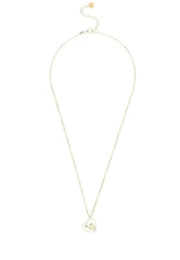 Heart Mum Pendant Necklace Gold - Femstylo