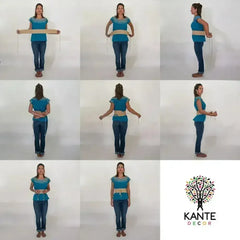 Red Blouse Huipil with Colorful Hand Stitched on - Femstylo