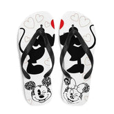 Mickey White Red Black Minnie Flip-Flops - Femstylo