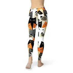 Womens All Over Print Cats Leggings - Femstylo