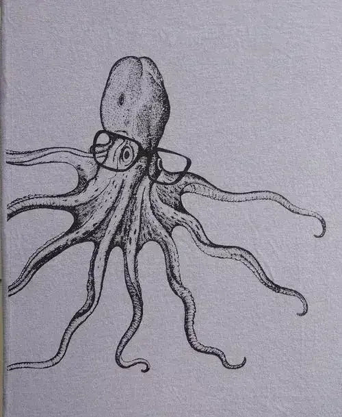 Octopus Wearing Glasses - Femstylo