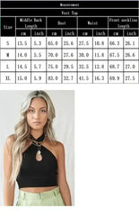 Women's Solid Color Sexy Women's Halter Tank Top - Femstylo