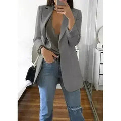 Autumn Women Casual Slim Blazers Suit Jacket Fashion Lady Office Suit - Femstylo