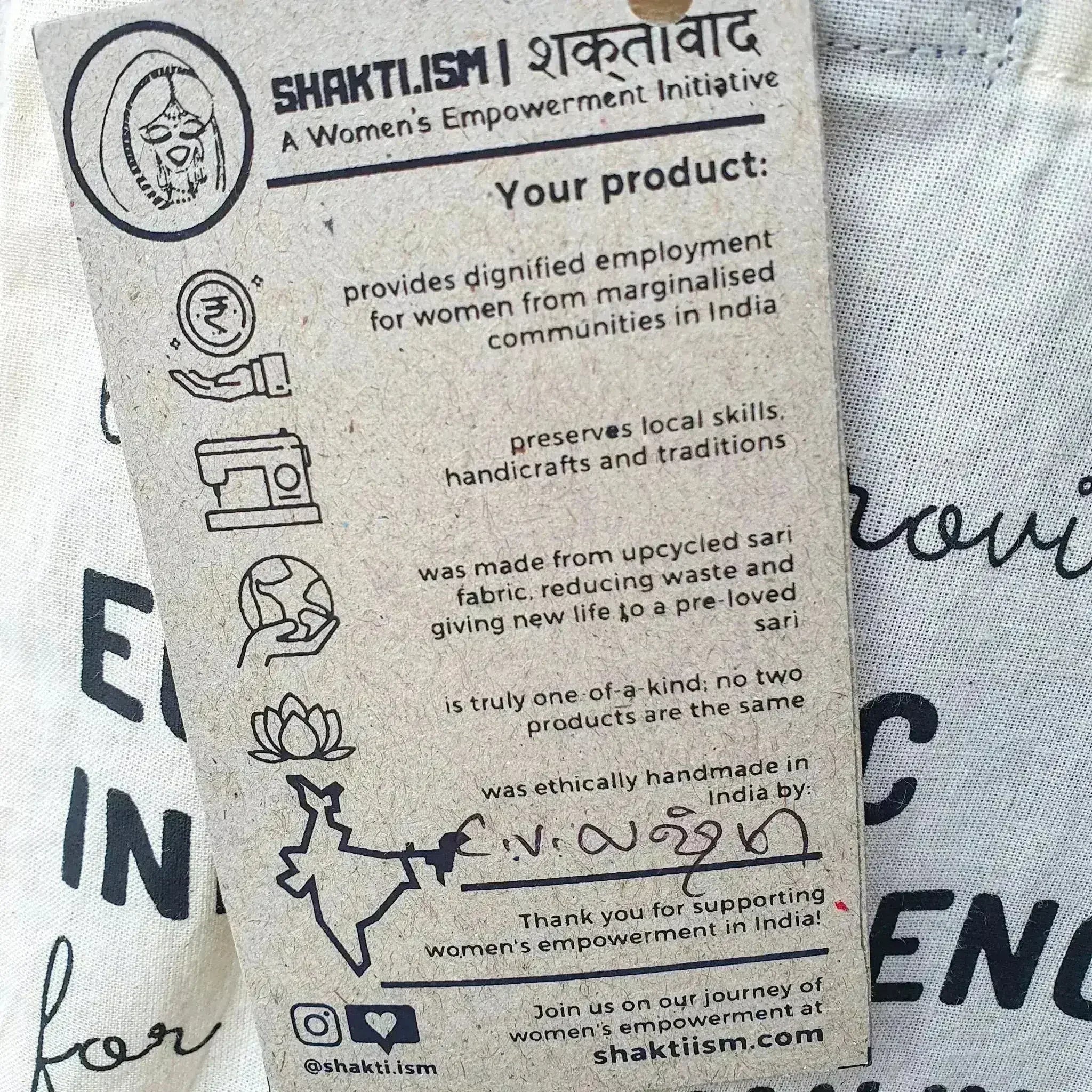 The Independence sari tote - Femstylo