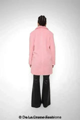 Janine Double Breasted Borg Teddy Coat - Femstylo