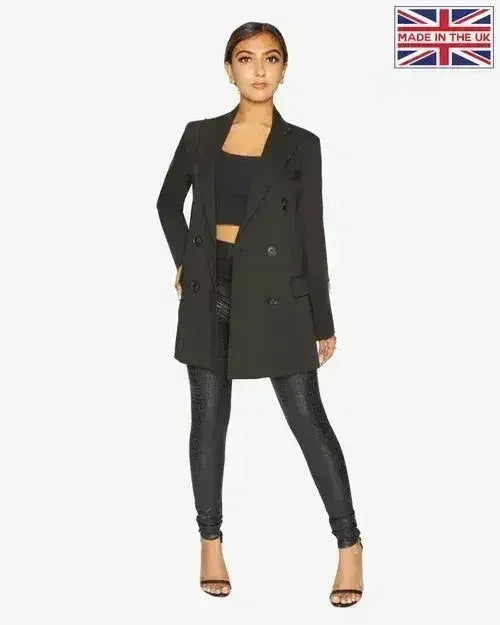 Summer Longline Blazer - Versatile UK-Made Jacket | Femstylo - Femstylo