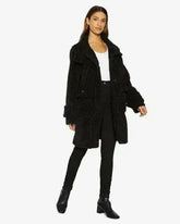 Julie High Neck Borg Teddy Coat - Femstylo
