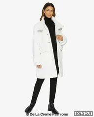 Julie High Neck Borg Teddy Coat - Femstylo