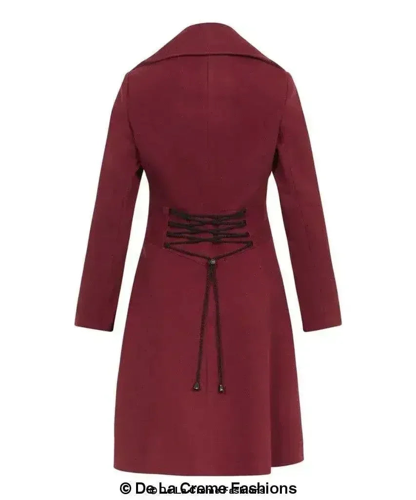 Kirsty Slim Fit A-Line Coat - Femstylo