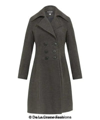 Kirsty Slim Fit A-Line Coat - Femstylo