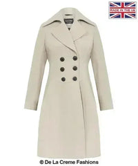Kirsty Slim Fit A-Line Coat - Femstylo