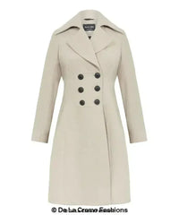 Kirsty Slim Fit A-Line Coat - Femstylo