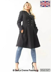 Kirsty Slim Fit A-Line Coat - Femstylo