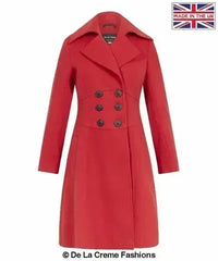 Kirsty Slim Fit A-Line Coat - Femstylo