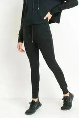 Highwaist Slim-Fit Cuffed Joggers - Femstylo