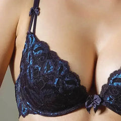 Lace Plunge Push-up Bra Lavinia Dare Me Powder Pink - Femstylo