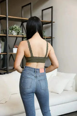 Lace Trim Padded Bralette - Comfortable Everyday Bra | Femstylo - Femstylo