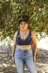 Lace Trim Padded Bralette - Comfortable Everyday Bra | Femstylo - Femstylo