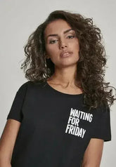 Ladies Waiting For Friday Box T-Shirt - Femstylo