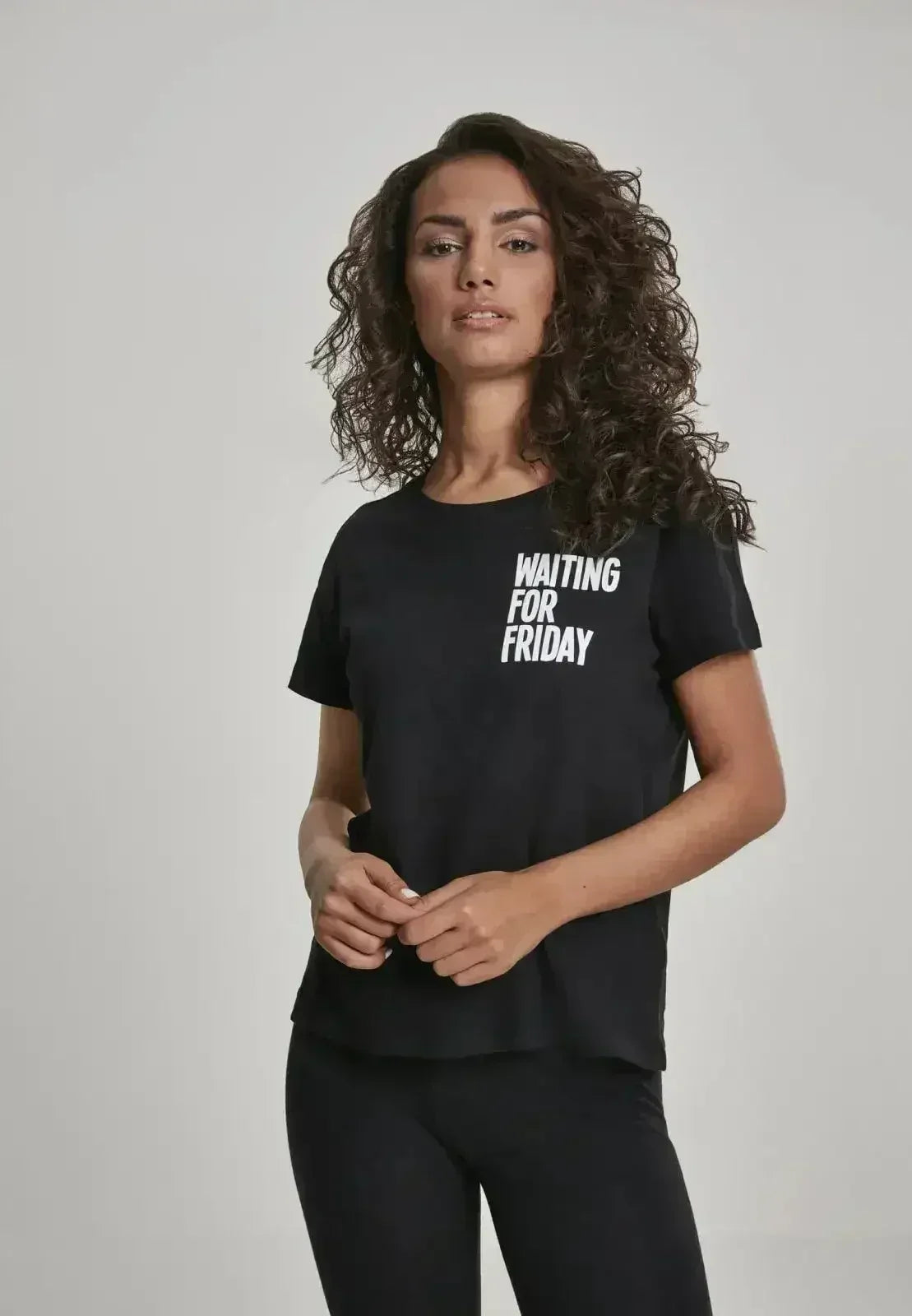 Ladies Waiting For Friday Box T-Shirt - Femstylo