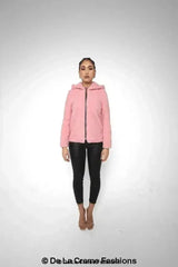 Lauren Zip Up Hooded Borg Teddy Jacket - Femstylo