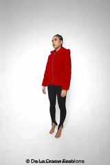 Lauren Zip Up Hooded Borg Teddy Jacket - Femstylo