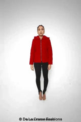 Lauren Zip Up Hooded Borg Teddy Jacket - Femstylo