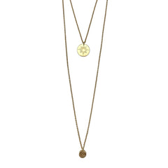 Layered North Star Bullet Necklace