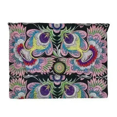 Embroidered Flower Clutch - Femstylo