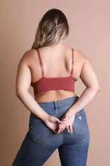 Plus Size Lace Brami – Stretchy Waistband, Elegant & Sexy - Femstylo