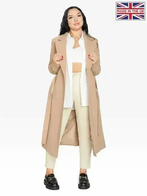 (PRE-ORDER) Belted Longline Duster Coat (2024) - Femstylo